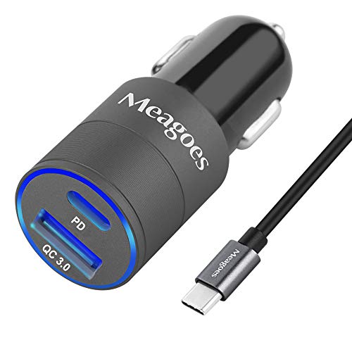 Meagoes Rapid USB PD Car Charger, Compatible for Google Pixel XL
