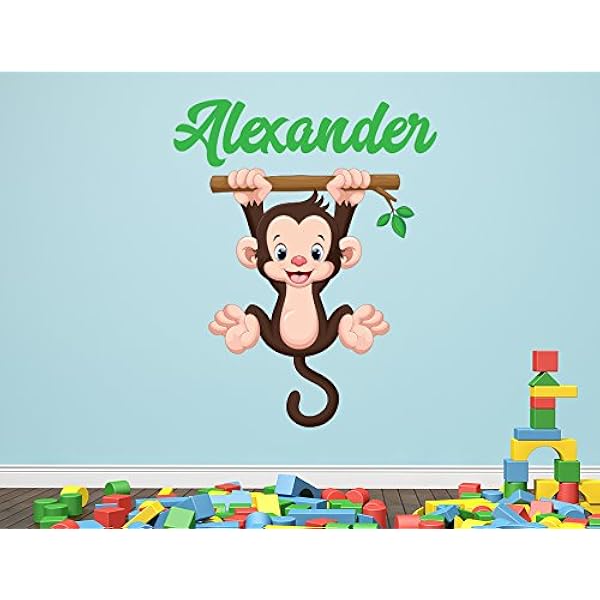 monkey nursery wall decor