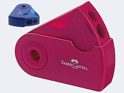 Точилка пластм двойная син./красн fc182701 faber-castel (6933256608048)