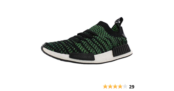 nmd_r1 stlt black/grey primeknit shoes