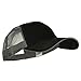 e4Hats.com Big Size Garment Washed Cotton Twill Mesh Cap - Black Grey OSFM