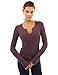 PattyBoutik Women's Notch Neck Cable Sweater