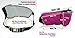 Fitters Niche Hydration Running Belt Waist Pack, Adjustable Elastic Band, Water Bottle Holster Carrier Fit 10-30oz/300-700ml, Fits max. 6 inch Phones, Rose
