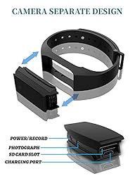 YVOER Wristband Spy Camera , Hidden Camera with HD