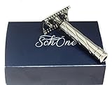 Schöne Italian Double Edge Safety Razor Designed to Deliver the Best Shave of Your Life!!! (Nickel)
