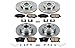 POWERSTOP KOE5389 Autospecialty Front and Rear Replacement Brake Kit-OE Brake Rotors & Ceramic Brake Pads [Application Specific] For Honda Element 2003-2011 [Model Specific]
