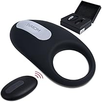SVAKOM Rechargeable Remote Control Vibrating Cock Ring - Full Silicone Waterproof Penis Ring Vibrator Sex Toy for Couples(Black)