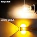 AUXITO 7440 7443 LED Bulb Amber Yellow with Projector Lens 7444 T20 W21W 7443NA LED Bulbs for Turn Signal Bulbs Blinker Lights