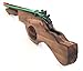 Wooden Rubber Band Gun Black Bear Destroyer Shotgun with Extra Rubber Bands Ammo and Army Men Targets