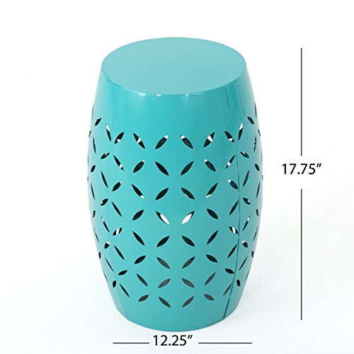 Christopher Knight Home 301567 Lilac Ckh Outdoor Accent Tables, Teal