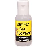 Dry Fly Gel Floatant - Advanced Formula Provides a Durable Hydrophobic Shield, Keeping Flies Dry and Riding High Like Natural Insects, Even in Rough Water. Made in the USA.