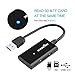 USB 3.0 SD Card Reader, Rocketek 4 Slots Memory Card Reader with a 13CM Flexible USB Cord for SDXC/SDHC/UHS-I SD Cards, Micro SD Cards, MMC memory cards - Simultaneously Read 2 Different Memory Cards