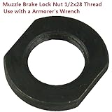 FieldSport 223 Muzzle Brake Lock Nut 1/2x28 Thread,Designed Repeated Use by Armorer's Wrench