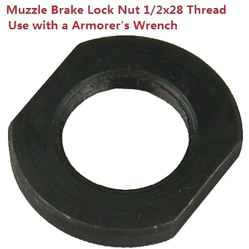 FieldSport 223 Muzzle Brake Lock Nut 1/2x28 Thread,Designed Repeated Use by Armorer's Wrench