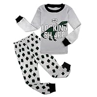 AmberEft Pajamas for Boys Dinosaur Clothes Kids PJs Sets Toddler Long Sleeve Sleepwear Size 6