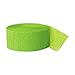 Crepe Paper Streamers, 81 Feet, Lime Green, 2 Rolls