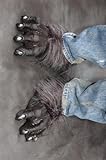 Killer Wolf Feet w/ Fur Deluxe Adult Halloween Costume Accessory