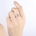 Arrow Rings 925 Sterling Silver for Women Zircon Cuff Adjustable Jewelry