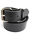 Mens Heavy Duty Black Leather Belt 1 1/2