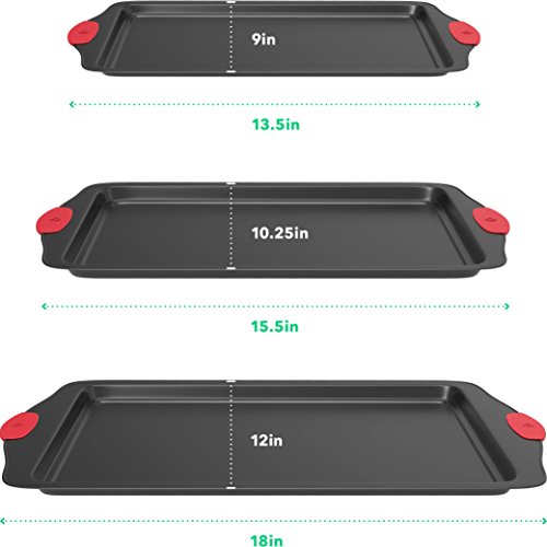 1 Vremi+Piece+Baking+Sheets+Nonstick