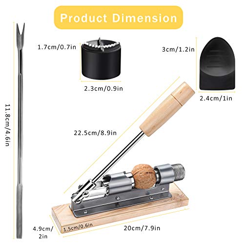 Pecan Nut Cracker Heavy Duty Nutcracker Tool Walnut Plier For Easy