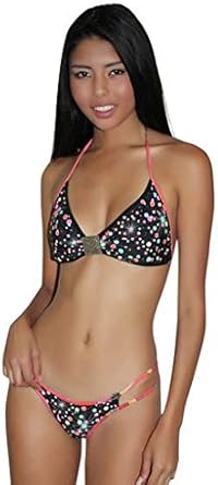 two piece connected swimsuit