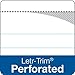 TOPS The Legal Pad Legal Pad, 5 x 8 Inches, Perforated, White, Narrow Rule, 50 Sheets per Pad, 5 Pads per Pack (75008)