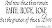 Faith Hope Love Corinthians Wall Quote Decal Scripture Bible Verse Quotes Vinyl