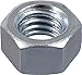 Coarse Thread Hex Nuts 3/8