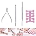 LEMONBEST® A Set of Stainless Steel Nail Cuticle Spoon Pusher Remover Cutter Nipper Clipper Professional Manicure Tools