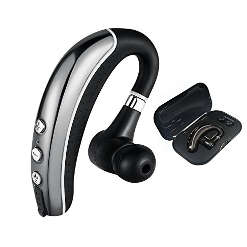 Bluetooth-Headset-Wireless-Business-EarpieceERYUE-Bluetooth-41-In-Ear-Earbud-Headphone-earphone-with-MicSweatproofNoise-ReductionMute-Switch-for-Cell-Phone-Skype-Truck-DriverOfficeSports