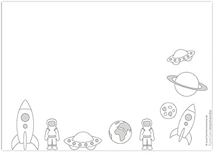 Weltall Malen Kinder