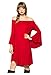 My Space Clothing Women's Off Shoulder Soft Jersey Dress w/Pocket-Made in USA