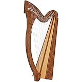 Roosebeck 29-String Minstrel Harp w/Chelby Levers - Vine Design