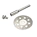 Outdoor BABAN 10X 1/8 Diamond Saw Cut Off Discs Wheel Blades Rotary Tool Set Shank for Dremel, Model: , Garden Store, Repair & Hardware