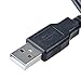 SLLEA 3.3FT USB to 3.0mm 1mm Barrel Plug Tip Notebook PC DC Power Supply Cord Cable 3mm