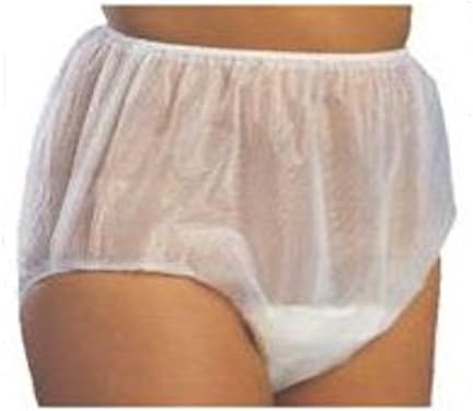 Soft, Medical Grade, protective incontinence pants. Cloudy White Colour. Reuseable, Soft, Strong. for Ladies and Men (36 inch Hip)