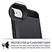 Vofolen Case Hidden Pocket Dual Layer Protective Hard Case Black