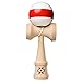 USA Kendama - Tribute - Wooden Skill Toy - White with Red Stripe