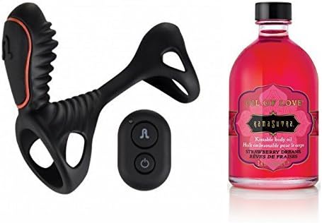 Adrien Lastic Gladiator Powerfull Remote Control Couple's Sleeve & Kama Sutra Love of Oil Strawberry