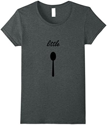 Womens Little Spoon T-shirt Medium Dark Heather