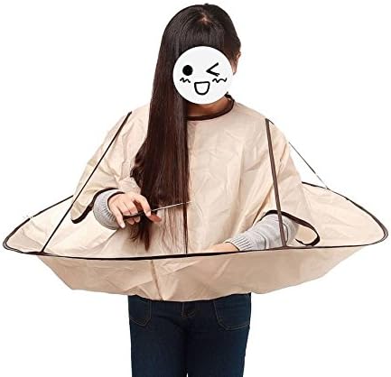 ewinever(R) 1pcs New Style Hair Cutting Cloak Umbrella Cape Salon Barber Hairdressing Gown Family For Adult (Adult Size)