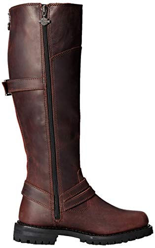 HARLEY-DAVIDSON FOOTWEAR Women's Lomita Motorcycle Boot, Wine, 5.5 M US | Pricepulse