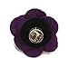 Sunny Home Men's Lapel Flower Handmade Boutonniere Pin for Suit (Purple)