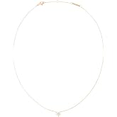 Daniel Wellington Mirelle Star Rose Gold Dainty Chain Necklace for Women | Crystal Detail, Rose Gold Plated, 316L Stainless Steel, 44cm Chain, Minimalist Jewelry, Everyday Wear