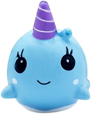 Squishies Slow Rising Toy,POPVCLY Kawaii Whale Slow Scented Soft Squishy Animal Toys,for Kids Adults Relieving Stress&amp;Anxiety,Cabinet Decor