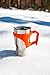 Camco Currituck Tumbler Slide On Handle Easier Grip for Your Tumbler and Cups While Traveling-30 oz (Orange) (51926)