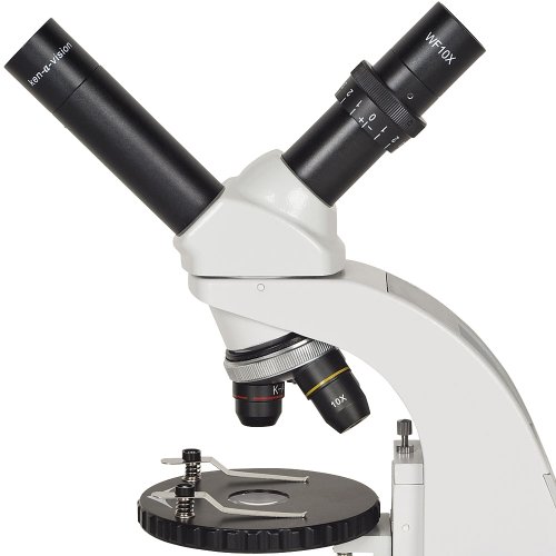 Ken-A-Vision TU-17011C CoreScope 2 Cordless Monocular Compound Microscope, 10× Eyepiece; Floating Stage; 4x, 10x, 40xS Obj. - Thumbnail 5