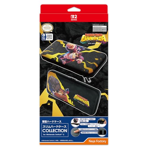 【任天堂ライセンス商品】スリムハードケース COLLECTION for Nintendo Switch 2 ドンキーコング バナンザ
