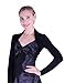HDE Open Front Shrugs for Women Long Sleeve Bolero Cropped Cardigan Sweater S-4X (Black)